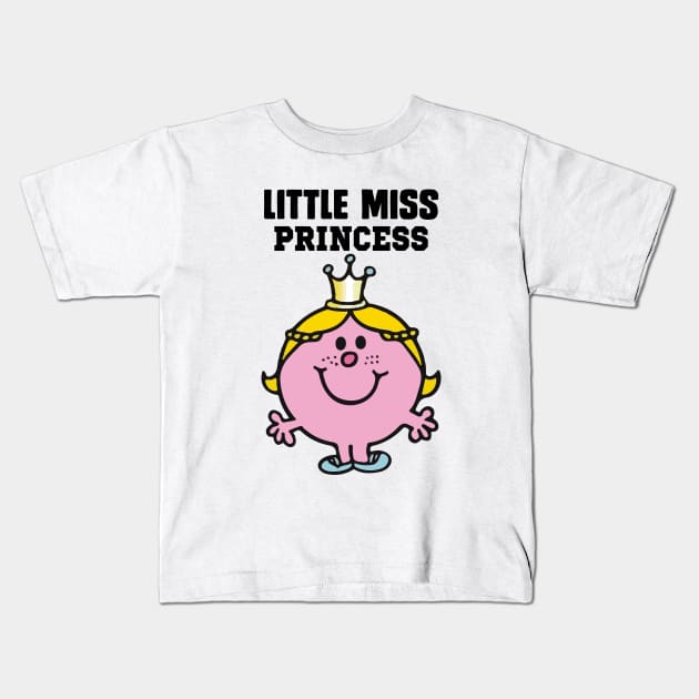 LITTLE MISS PRINCESS Kids T-Shirt by reedae